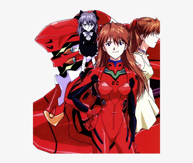 Asuka Langley Soryu Shinji Ikari Misato Katsuragi Rei - Evangelion Asuka Eva 02, transparent png #1345464