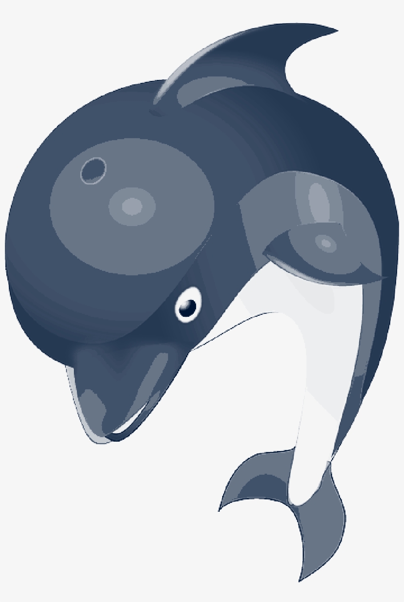 Cartoon, Dolphin, Ocean, Logo, Jan, - Lumba Lumba Kartun Png, transparent png #1345823