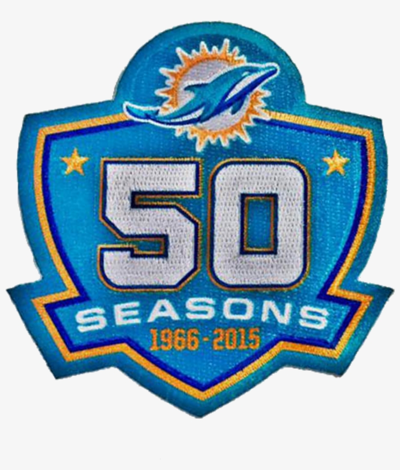 2wf8wpl - Miami Dolphins Logo 50 Anniversary, transparent png #1345954