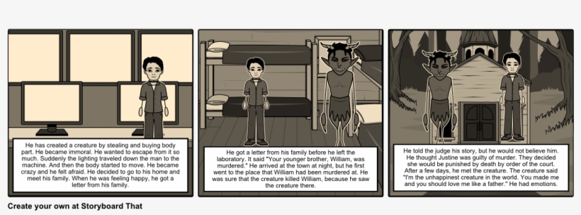 Storyboard Frankenstein 2 Asuka - Cartoon, transparent png #1346024