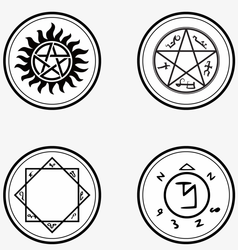 Hey Guys, I Am Wood Burning Some Symbols From Supernatural - Supernatural Symbols, transparent png #1346047
