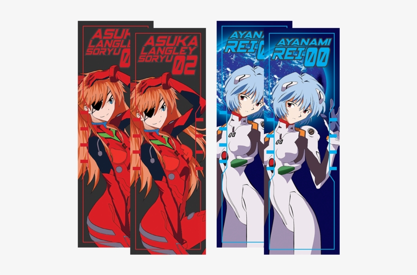 Image Of Ayanami Rei & Asuka Slap Sticker - Rei Ayanami, transparent png #1346345