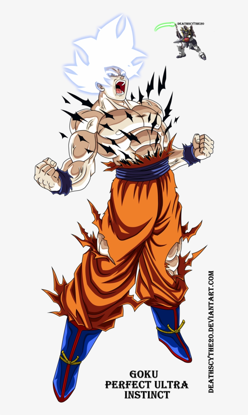 Perfect Ultra Instinct By Deathscythe20 - Goku Ultra Instinct Perfect Png, transparent png #1346502