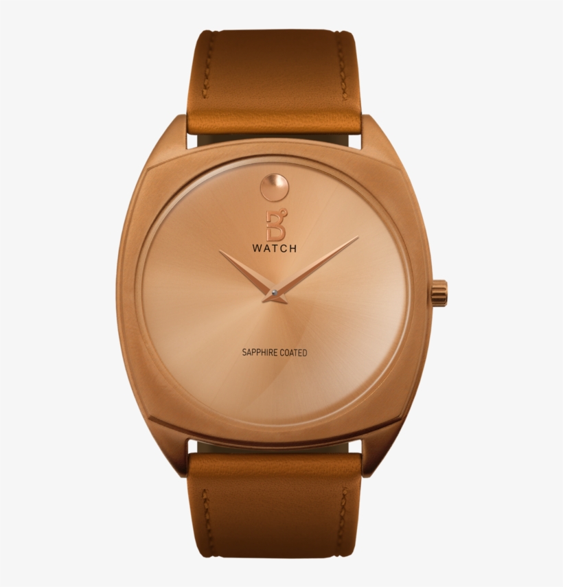 B Genuine Gold Watch - Watch, transparent png #1346954