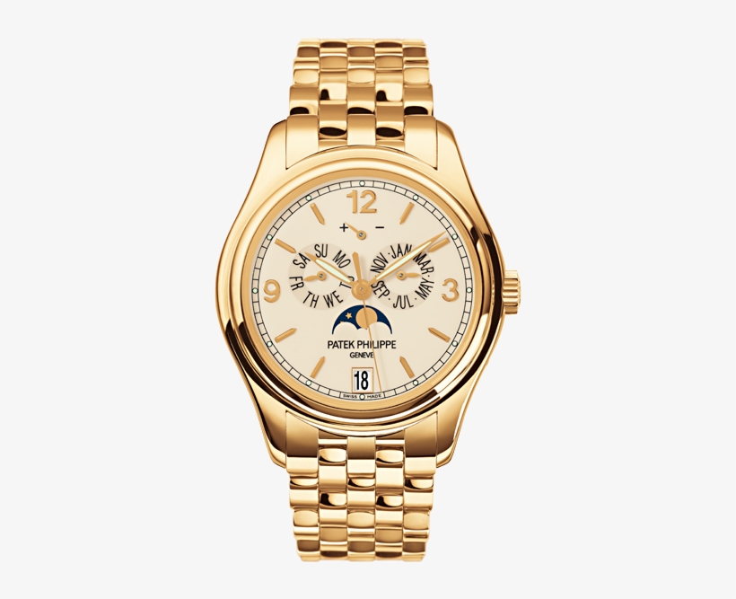 Replica Patek Philippe 5146/1j-001 - Patek Philippe Yellow Gold, transparent png #1347129