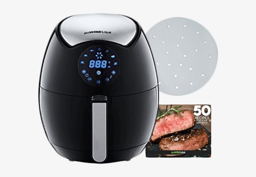 7qt Touch Screen Digital Air Fryer With 100 Sheets - Gowise Usa 2.75-quart Digital Air Fryer - Chili Red, transparent png #1347253