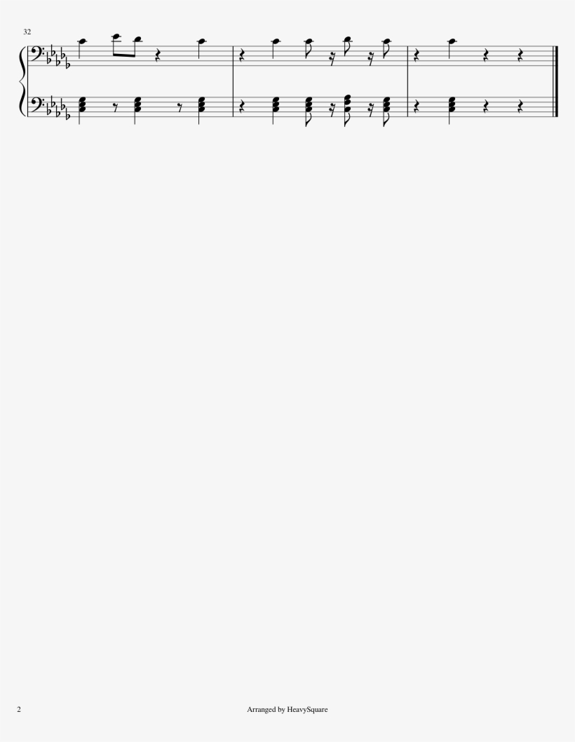 Dog Song Sheet Music Composed By Toby Fox 2 Of - Sheet Music, transparent png #1347275