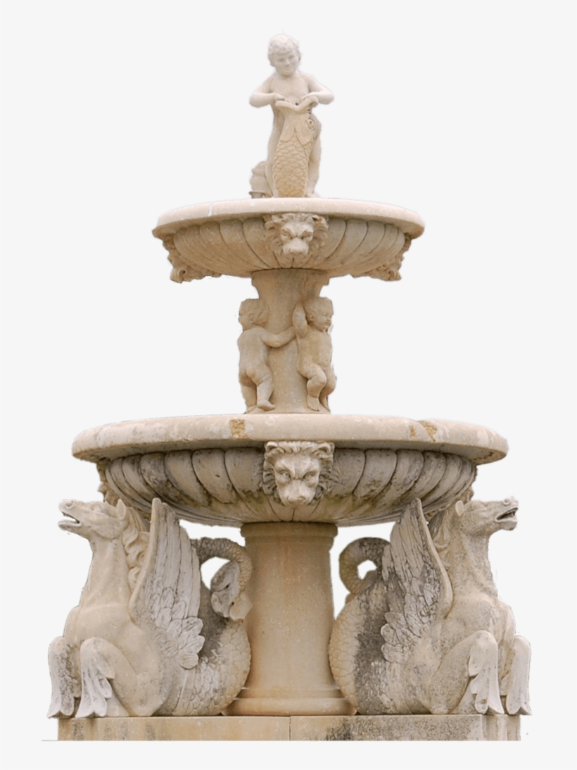 Ornate Fountain - Garden Fountain Png, transparent png #1347328