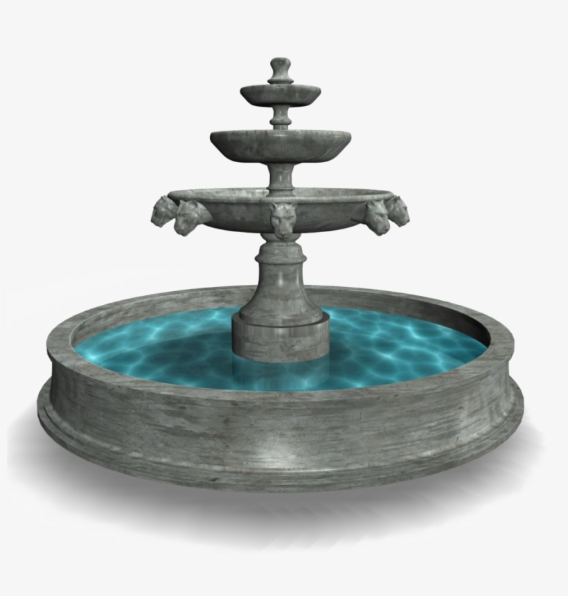 Fountain Png Photos - 3d Fountain, transparent png #1347410