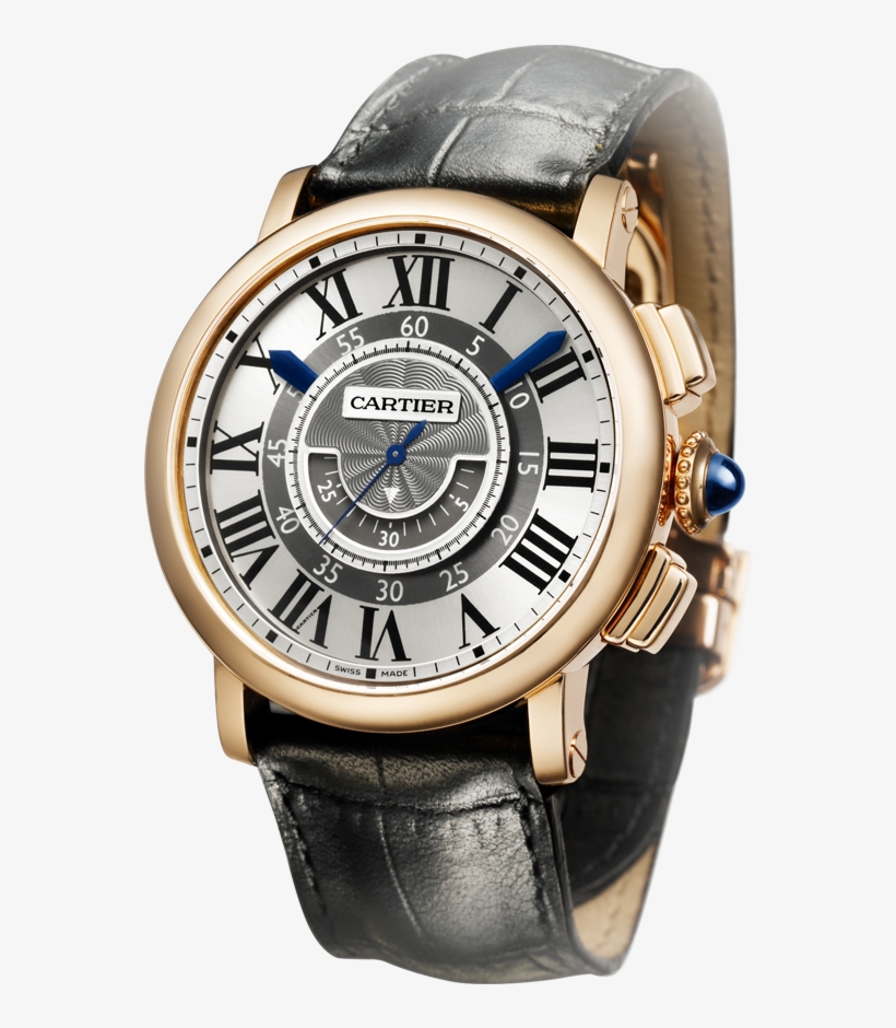 Watches Png Image - Cartier Rotonde Central Chronograph, transparent png #1347462