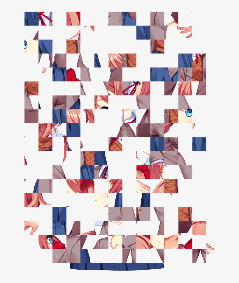 View Samegoogleiqdbsaucenao End-glitch2 , - Monika Doki Doki Glitch, transparent png #1347470