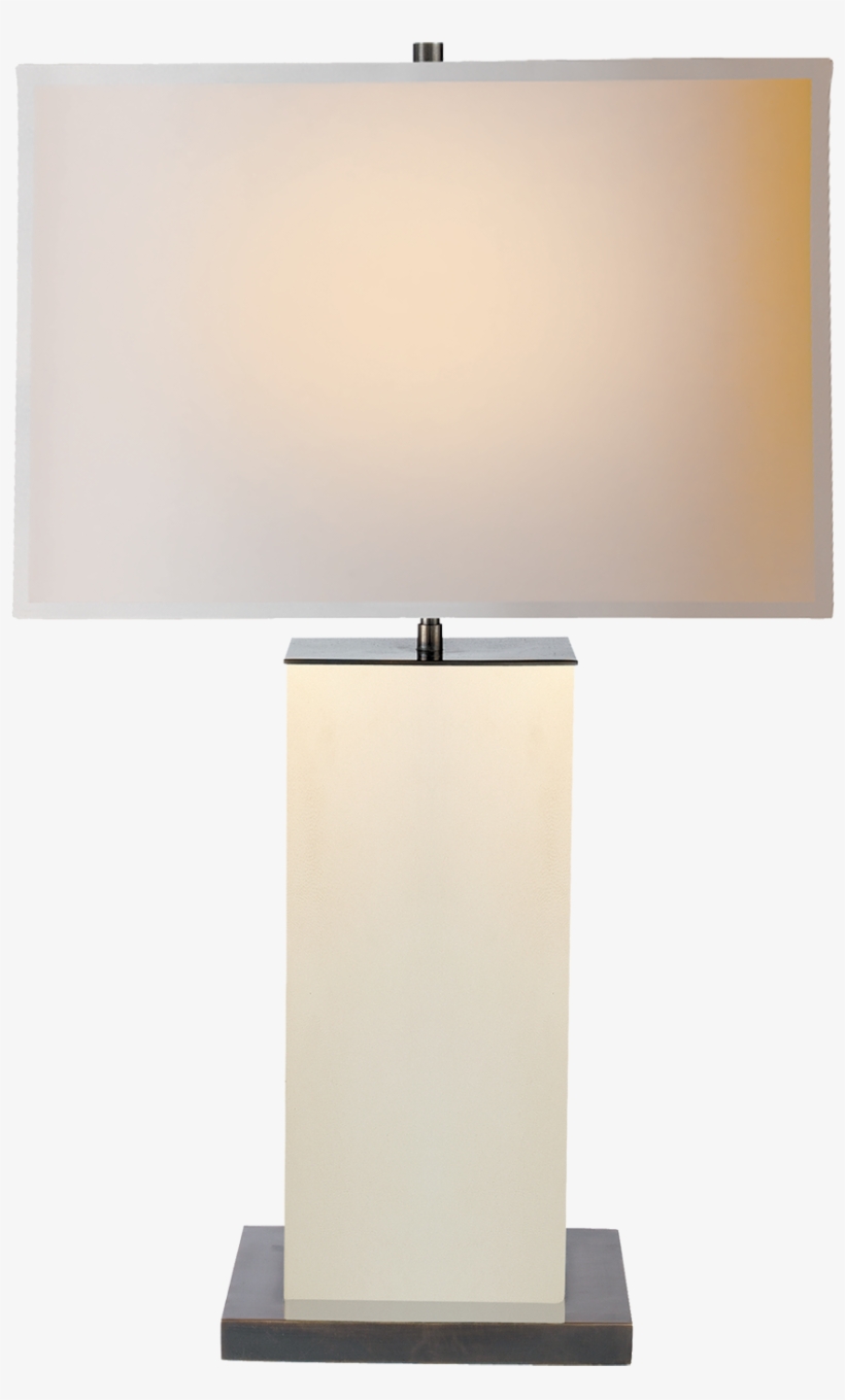 Dixon Tall Table Lamp In Parchment Leather With Natural, transparent png #1347570