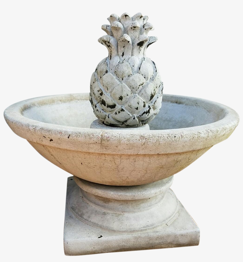 Concrete Pineapple Fountain, transparent png #1347577