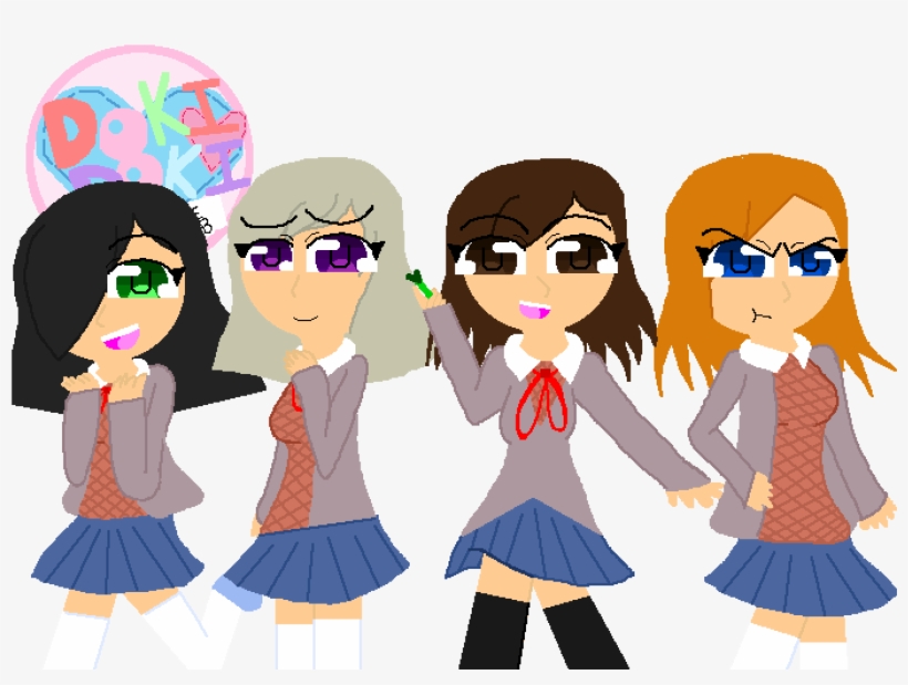 Doki Doki Literature Club - Doki Doki Literature Club Oc's, transparent png #1347806