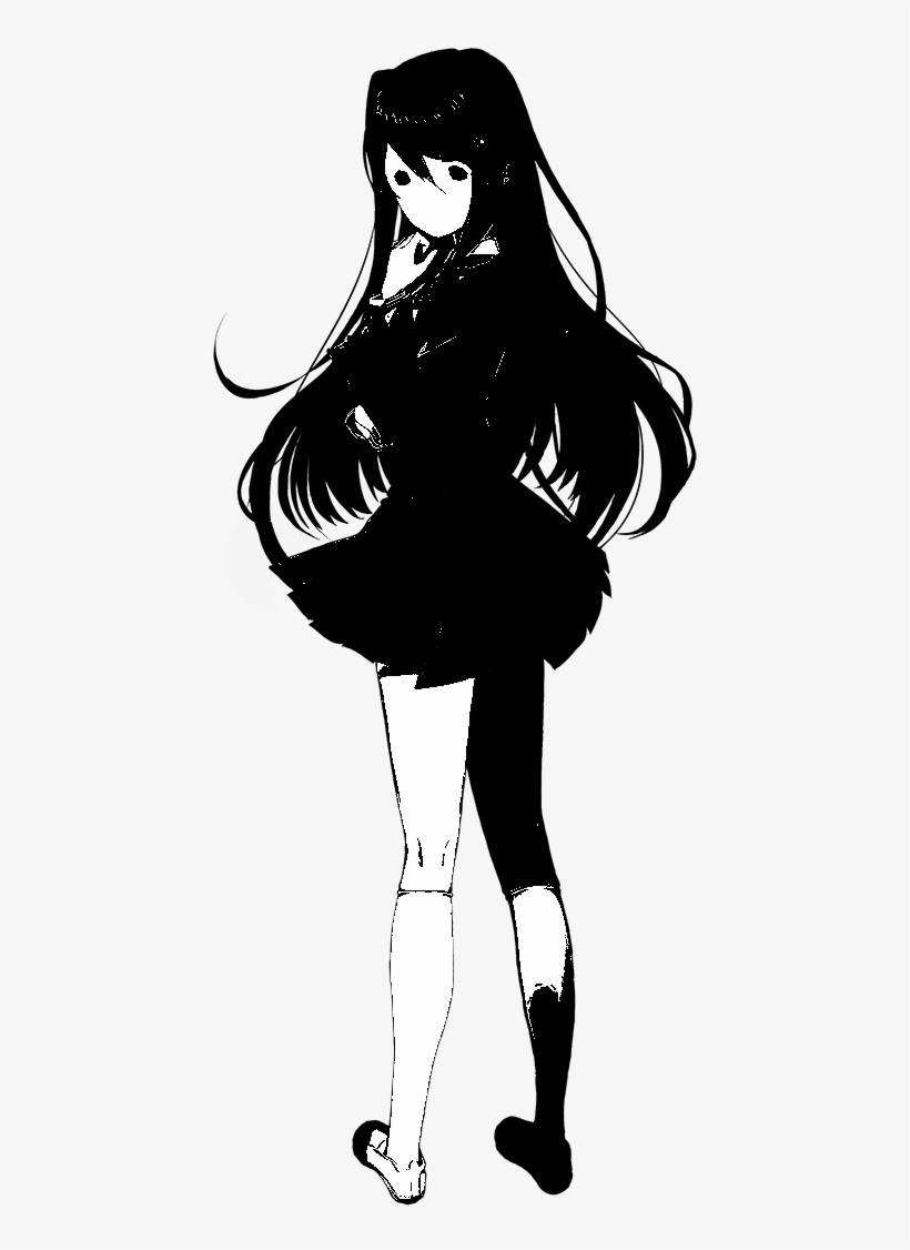 Doki Doki Literature Club Ghost Yuri - Yuri Doki Doki Literature Club, transparent png #1347967