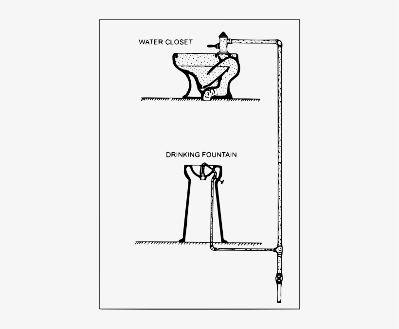 Original Png Clip Art File Toilet Water Fountain Svg, transparent png #1347969