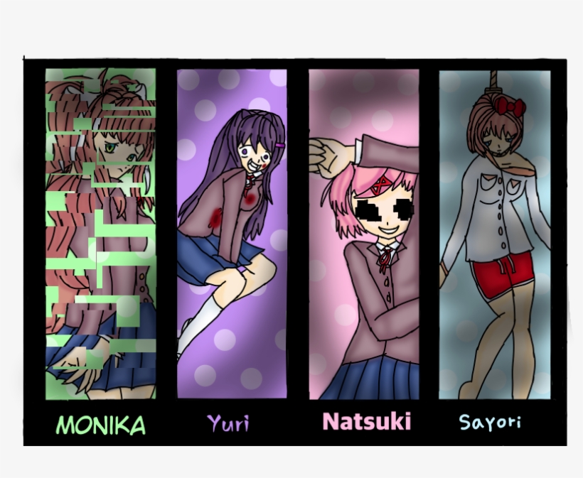 Doki Doki Literature Club - Doki Doki Literature Club Yuri, transparent png #1348029