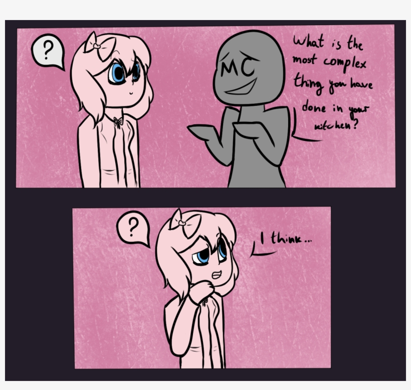 A Confused Space Dog Inspired Once Again By @incorrect-ddlc - Comics, transparent png #1348080