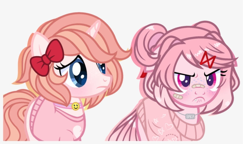 Strawberry-spritz, Baka, Base Used, Bow, Clothes, Cute, - Doki Doki Literature Club Base, transparent png #1348105