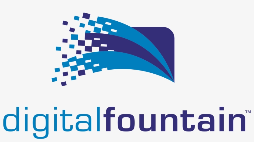 Digital Fountain Logo Png Transparent - Digital Fountain, transparent png #1348143