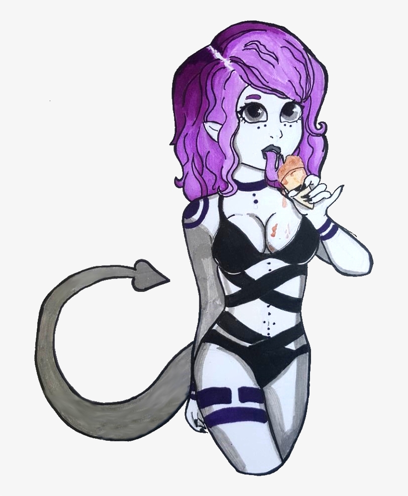 My Asexual Succubus Oc Katerina, Enjoying A Day At - Succubus Oc, transparent png #1348144