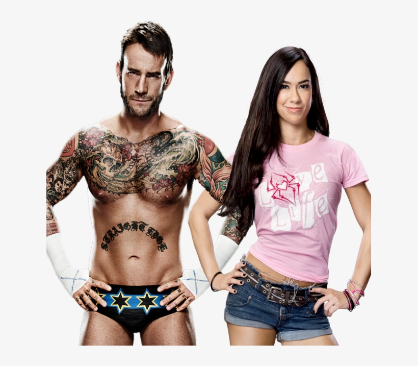 Cm Punk Aj Lee Fan - Cm Punk And Aj Lee Png, transparent png #1348229