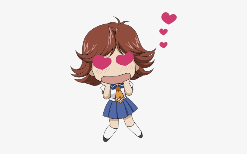 Happy Anime Girl Png - Happy Cartoon Girl Png, transparent png #1348233