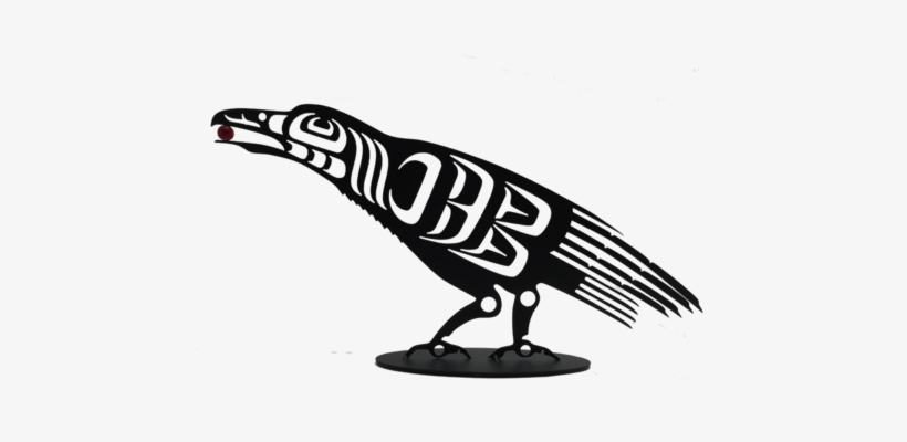 Clip Art Free Stock Anvil Island Design Metal Art Tagged - First Nations Raven Art, transparent png #1348319