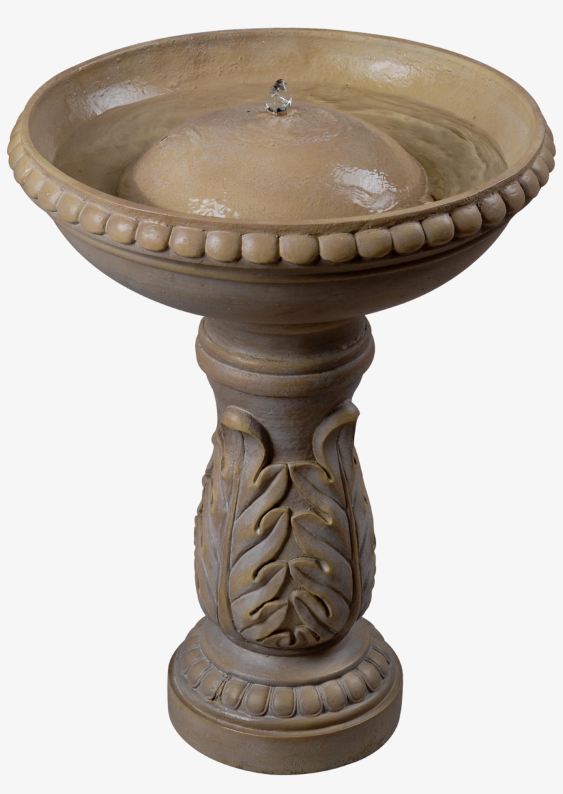 3 Stage Fountain Png Image - Kenroy Home Acanthus Birdbath Fountain, transparent png #1348456