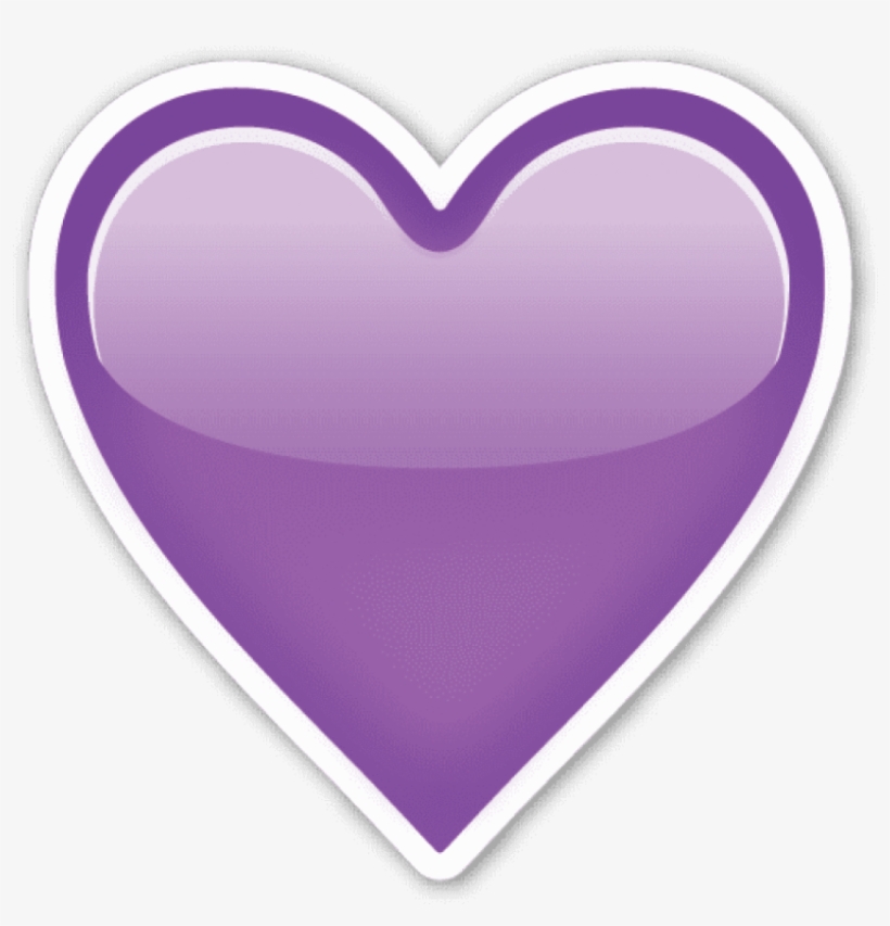 Emojis De Whatsapp Corazones Png Vector Royalty Free - Emoji Png Purple Heart, transparent png #1348711