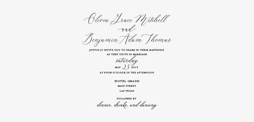 Download These Free Romantic Wedding Invitations Customize - Wedding Invitation, transparent png #1348783