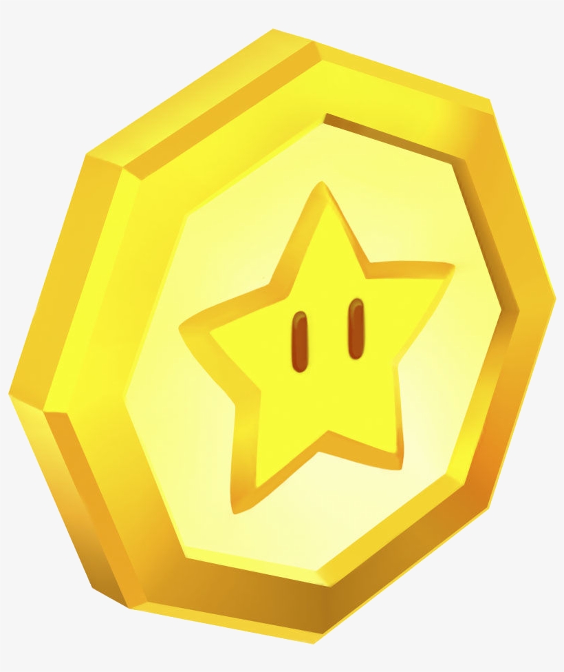 Star Medal - Super Mario 3d Land Star, transparent png #1349119