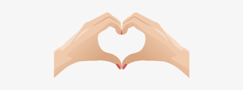 Cartoon, Emoticon, And Heart Image - Hands Heart Shape Emoji, transparent png #1349176