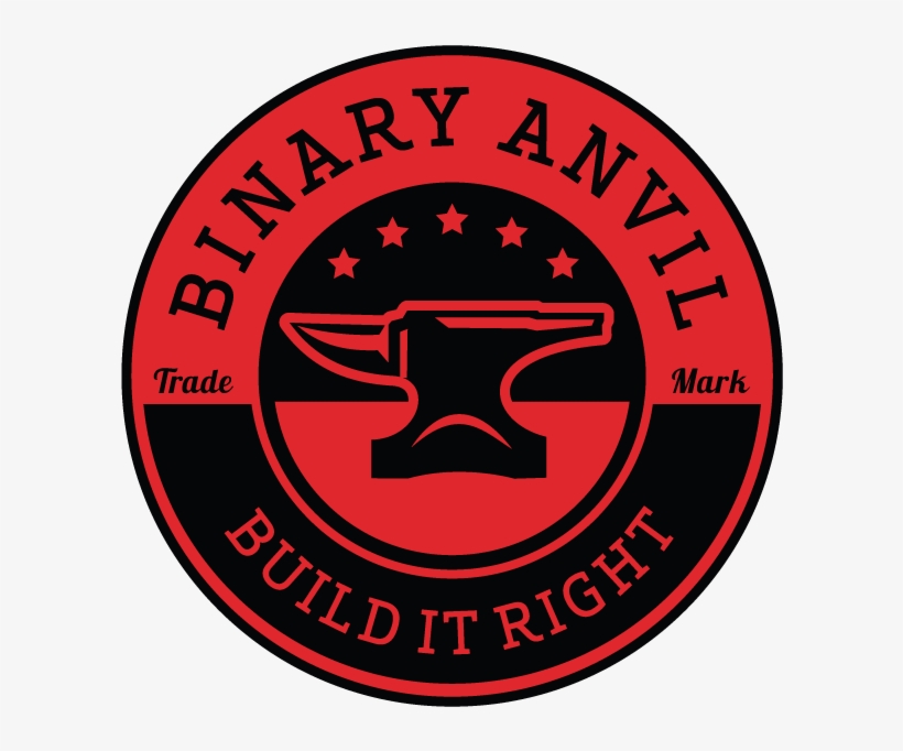 Binary Anvil Logo, Primary Combination Mark - Anvil, transparent png #1349233