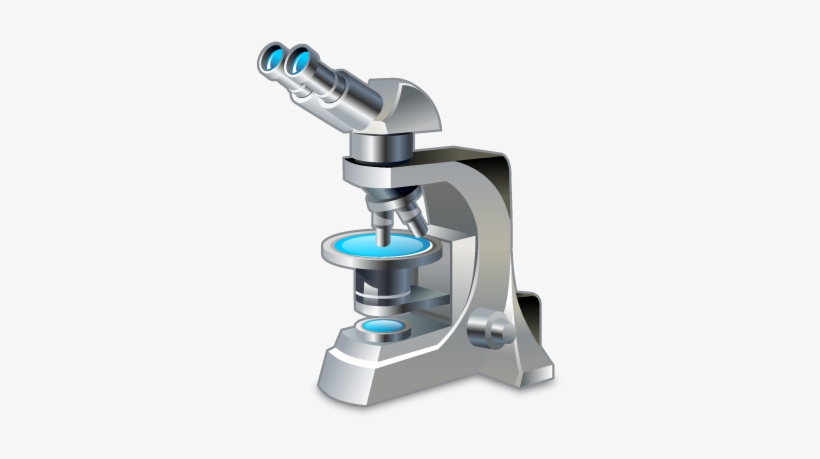 Biology, Microscope, Science Icon - Microscope Png, transparent png #1349236