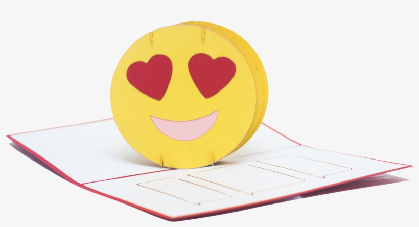 Love Emoji Pop Up Card - Smiley, transparent png #1349496