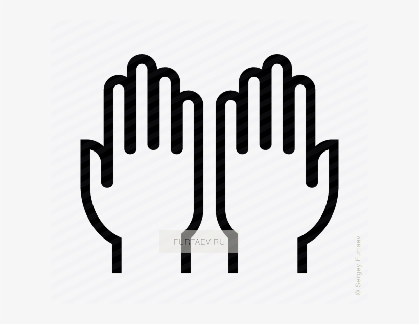 Vector Icon Of Two Human Hands - Animal Abuse Poster Design, transparent png #1349960
