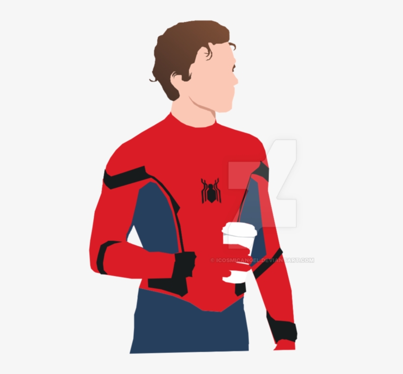 Clip Black And White Tom Holland Popart By Icosmicangel - Tom Holland Spiderman Pop Art, transparent png #1350159