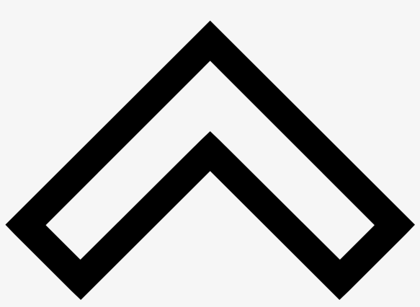Chevron Up Icon - Chevron Up, transparent png #1350630