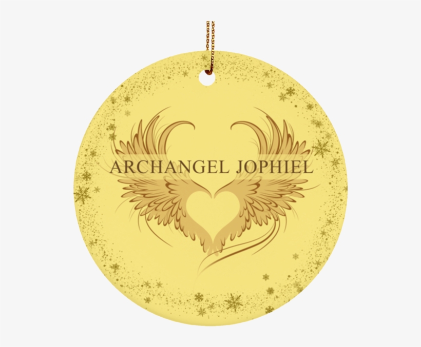 Archangel Jophiel Circle Ornament - Cure Autism Throw Blanket, transparent png #1351345