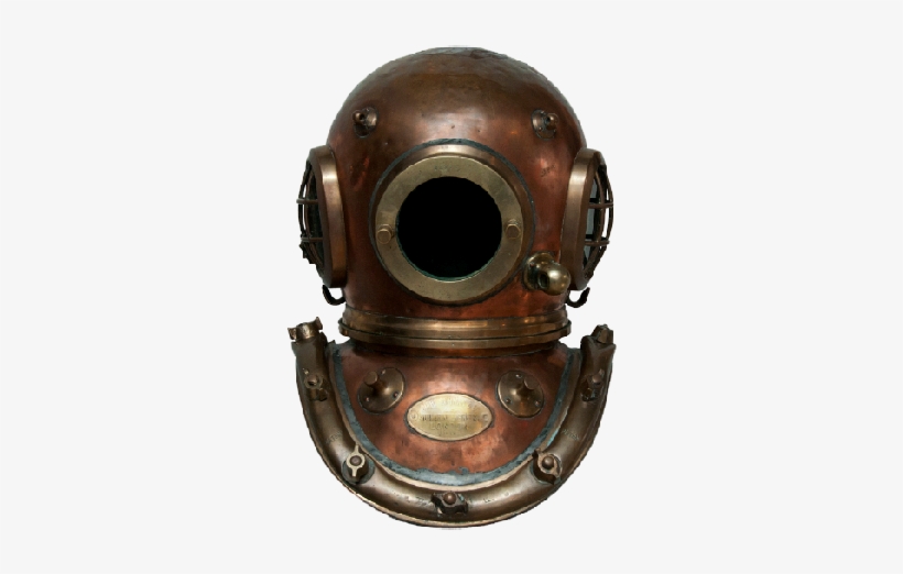 Canada Navy Deep Sea Diving Helmet Ww2 - Old Diving Helmet Png, transparent png #1351368