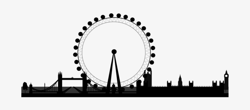 Skyline London City Tower Ferris Wheel Eng - Ferris Wheel Love Simon, transparent png #1351546