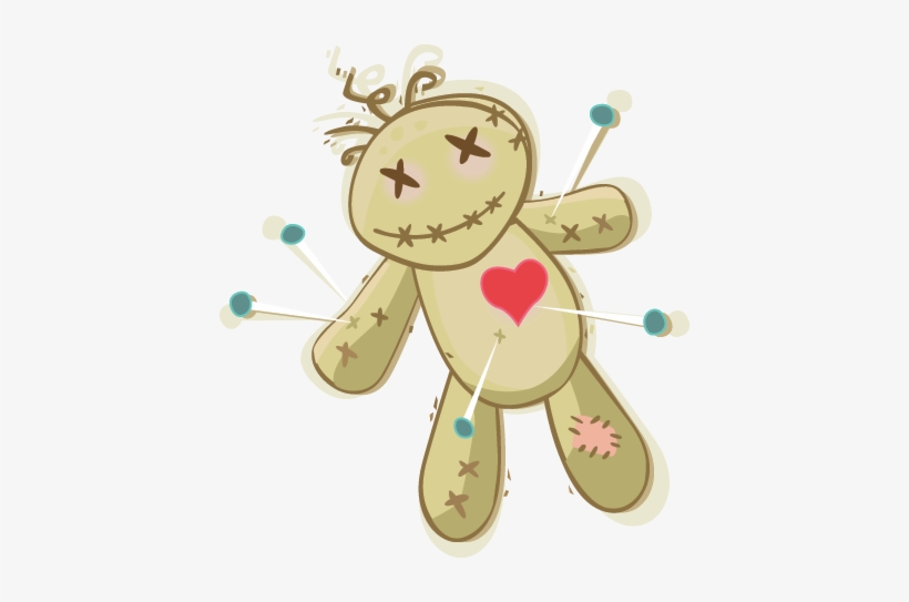 Copy Voodoo Doll - Voodoo Doll Drawing, transparent png #1352045