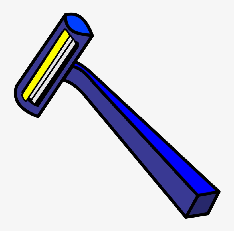 Comb Safety Shaving Art Electric Transprent Png - Shaving Clipart Png, transparent png #1352098