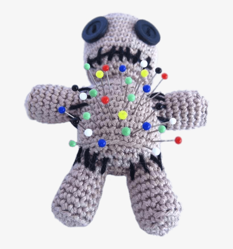 crochet voodoo doll keychain