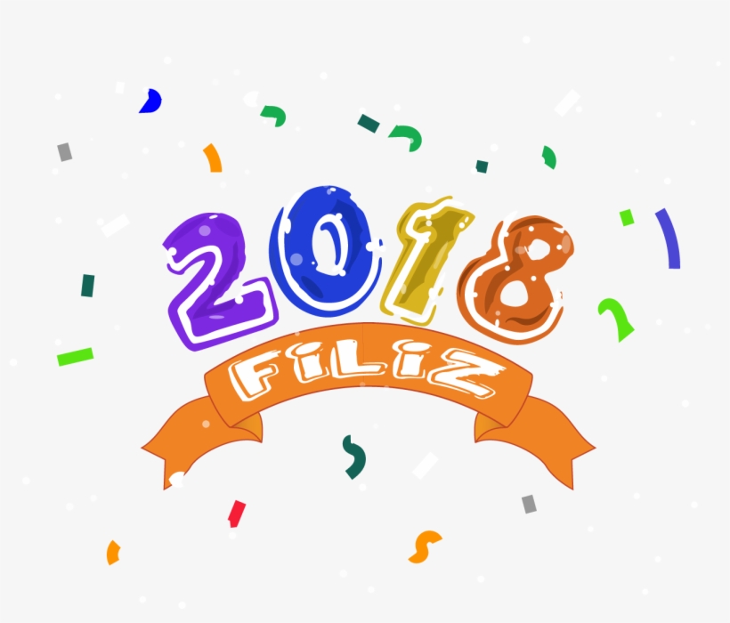 Feliz 2018 Png - Feliz Año 2018 Png, transparent png #1352567