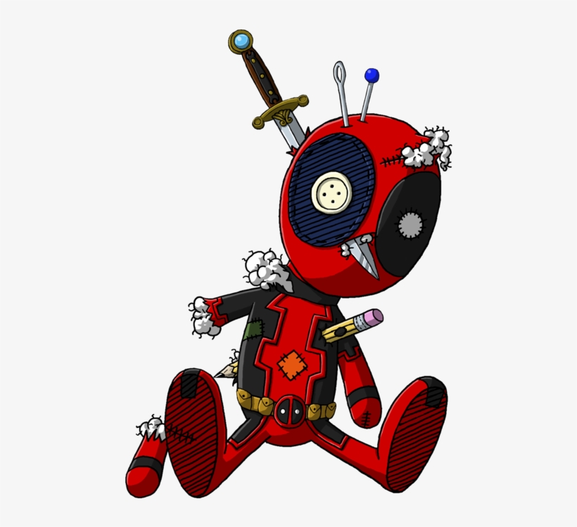 Deadpool Voodoo Doll - Doll, transparent png #1352569