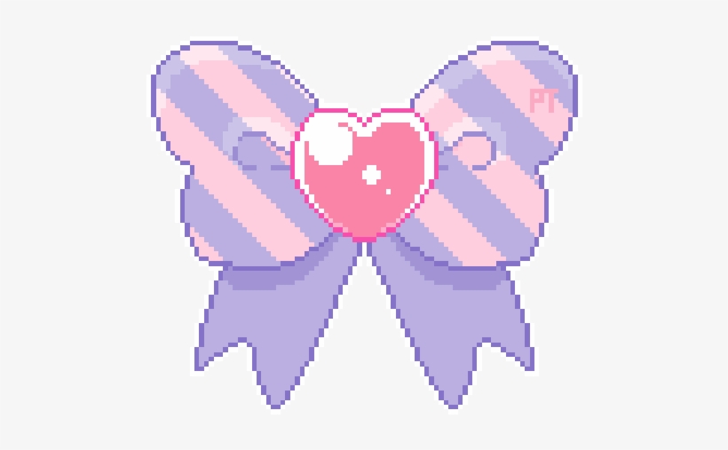 Cute, Bow, And Kawaii Image - Kawaii Pixel Bow Png, transparent png #1352669