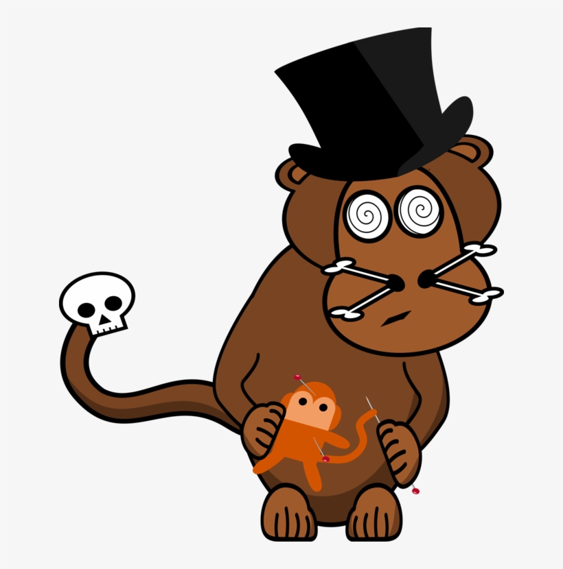 Computer Icons West African Vodun Voodoo Doll Monkey - Cartoon, transparent png #1352822