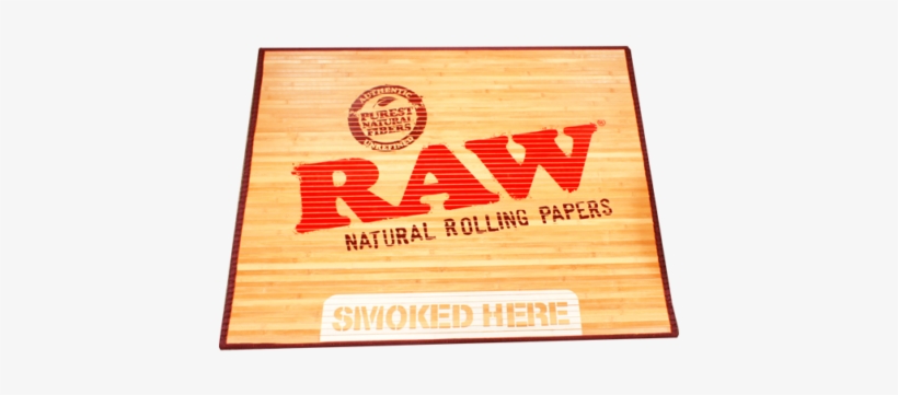 Raw Bamboo Door Mat - Raw Rolling Paper Mat, transparent png #1352918